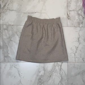 Jcrew gold and khaki skirt